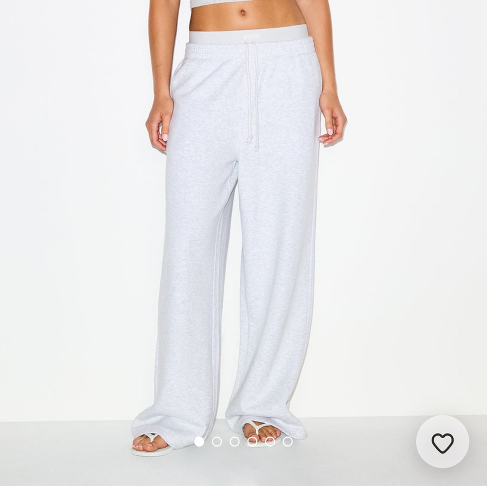 Skims Oversized Double Waistband Pant